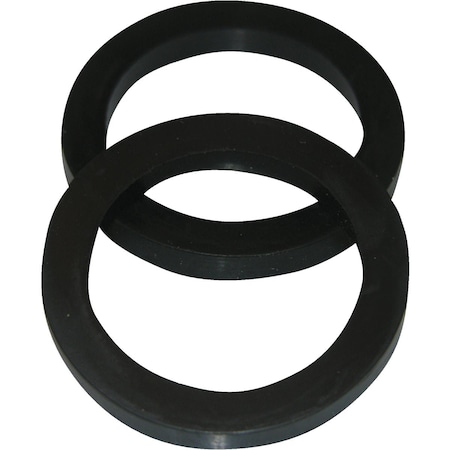 Westlake Pipe & Fittings 1-1/2''x1-1/4'' Black Rubber Slip Joint Washer, 2PK 2/1/2267