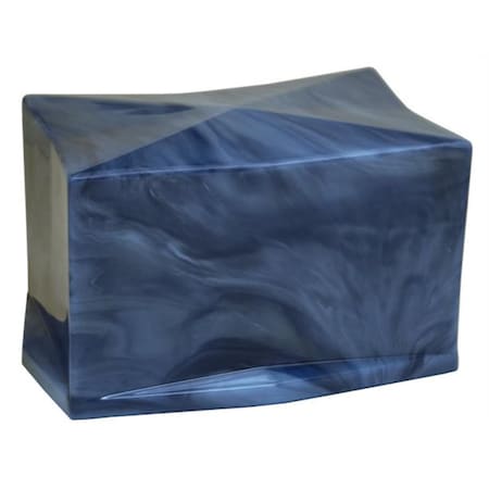 Fasttrack2Fitness Cultured Onyx Cremation Crystal Adult Urn, Sapphire FA2054238