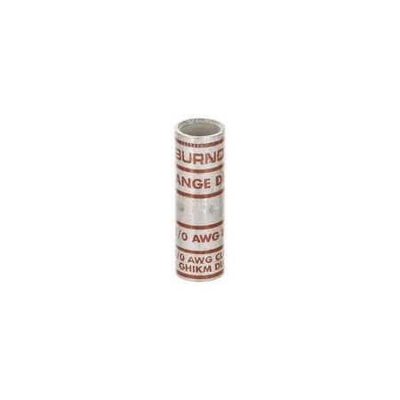 Burndy 3/0 AWG Flex Copper Compression Splice, Standard Barrel YSV27LFX