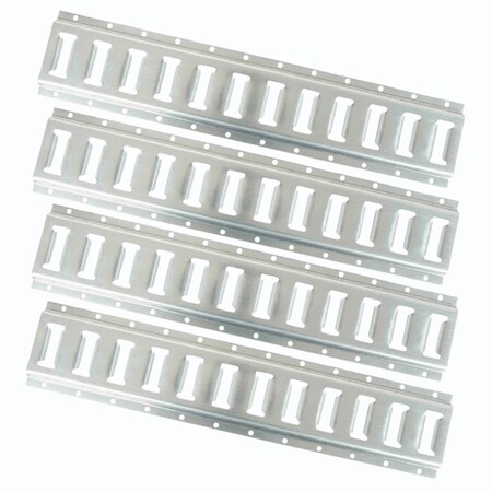 Mytee Products E-Track Horizontal Galvanized 5 ft for Truck Trailer Cargo Van, 4PK ETKH5-USx4