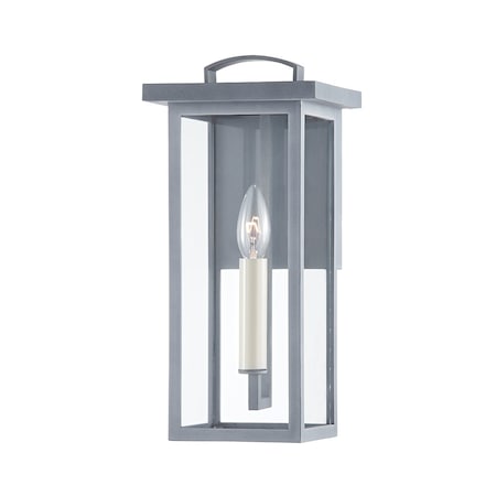 Troy Lighting Eden 1 Light Wall Sconce 6.5 In. Weathered Zinc B7521-WZN