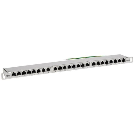 Tripp Lite Cat5e / Cat6 Patch Panel 24-Port Shielded Krone IDC 568A/B, 0.5U N252-024-HU-SHK