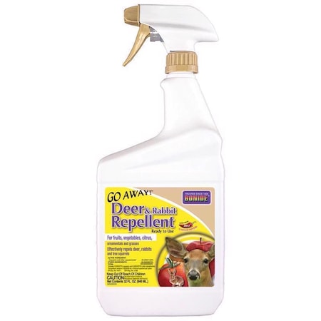 Bonide Go Away Animal Repellent Liquid For Deer and Rabbits 32 oz 2306
