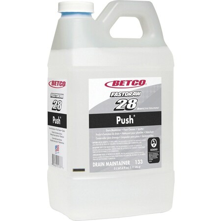 Betco BioActive Solutions Push Enzyme Drain Maintainer, FASTDRAW 28, 2 liters 13347-00