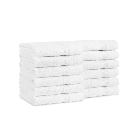 Arkwright Home Host & Home Washcloth 13x13 White - Pack of 12, 12PK P-WC-HH-1313-WH