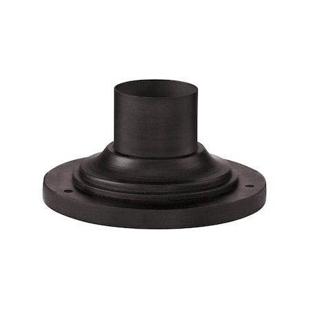 Troy Lighting Textured Bronze Round Pier Mount 8 In. Textured Bronze PMB4942-TBZ