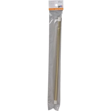 Kenney Mfg Strafford 18'' To 28'' 7/16'' Spring Tension Rod Brass KN630/3NP