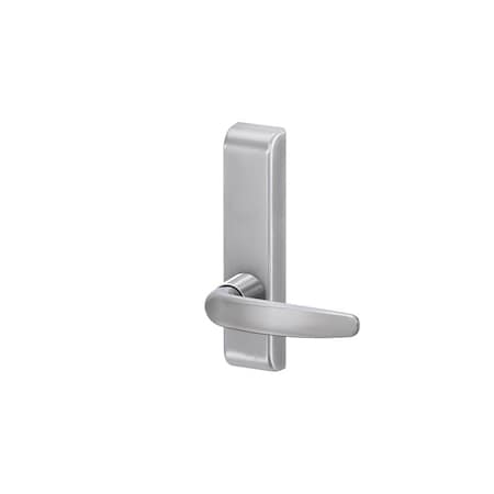 Von Duprin Grade 1 Passage 07 Lever Trim, For Use With 33/35A Series Exit Devices, Satin Chrome Finish, Left-H 360L-BE-07 26D LHR