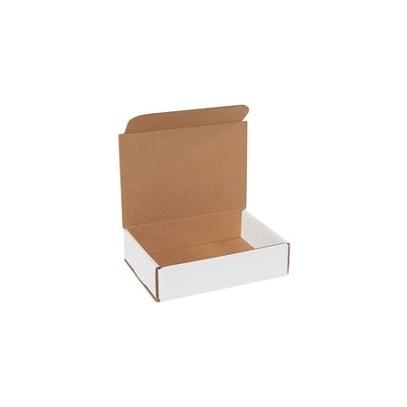 Bubblefast 50-8 x 6 x 2'' White Corrugated Mailers, 50PK BFM862