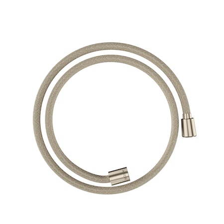Axor Shower Solutions Textile Hose with Cylindircal and Conical Nut, 49" in Brushed Nickel 28227820