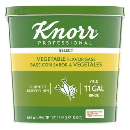 Knorr Professional Low Sodium Select Vegetable Flavor Base, 1.82 Pound, 6PK 67994