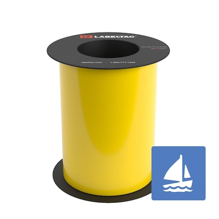 Labeltac LabelTac Marine Supply 7in x 75ft LT9, White LT701MN-C