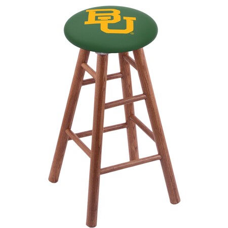 Holland Bar Stool Co Oak Counter Stool, Medium Finish, Baylor Seat RC24OSMed