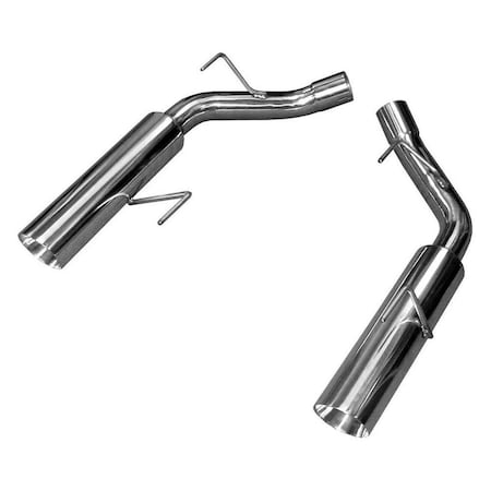 Pypes Performance Exhaust 304 Stainless Steel Muffler Delete Axle-Back Exhaust System with Split Rear Exit PYPSFM60MS