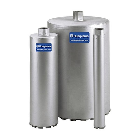 Husqvarna Core Bit, 7" Core Dia, 14" L, Wet 542780123