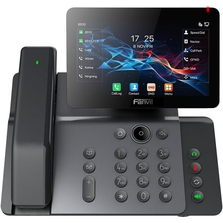 Fanvil IP Phone Android 9.0 OS 7 in 1024*600 adjustable color touch screen 20 SIP Lines V66
