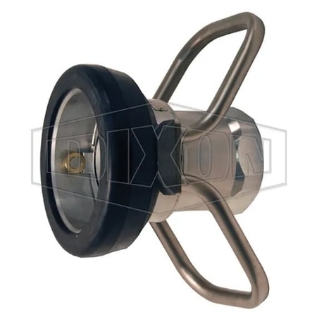 Dixon Mann-Tek by  Mann Tek Dry Disconnect Coupler Hose Unit with FKM FPM Seals, 4 in Nominal, Coupler x DDC400GM