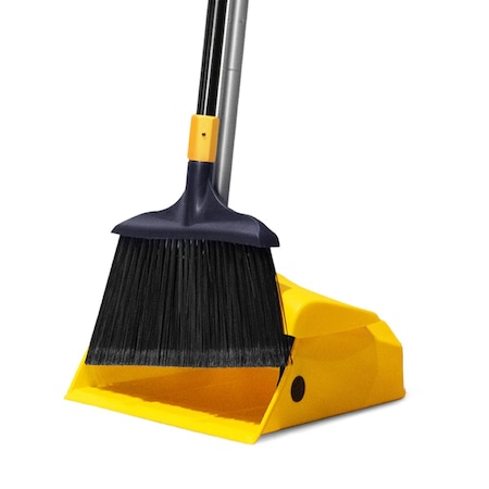 4Dock Heavy Duty Broom and Dustpan Set with Windproof Cover CT004