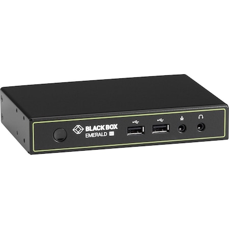 Black Box BLACK BOX DVI KVM-OVER-IP EXTENDER RECEIVER - SINGLE-HEAD, V-USB 2.0, AUDIO, VIRTUAL MACHI EMD2000SE-R