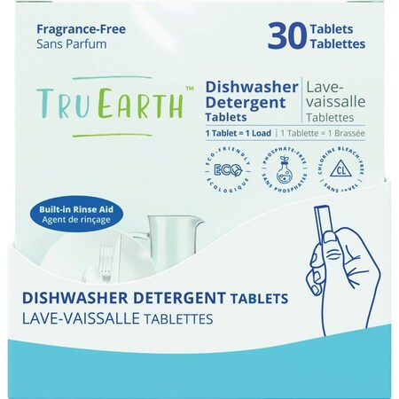 Tru Earth Dishwasher Detergent Tablets, 30 Loads TE-NA-KI-DWTAB030-SU001