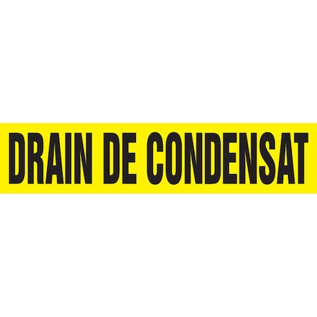 Accuform FRENCH PIPE MARKER DRAIN DE CRPK233STC