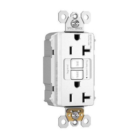 Legrand PLUGTAIL, 20 A, 125V AC, White, Plastic PT2097W