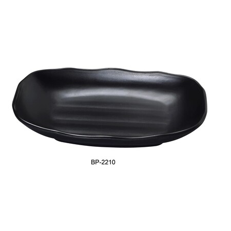 Yanco Black Pearl-1 New Rectangular Bowl, Black, 48PK BP-2210