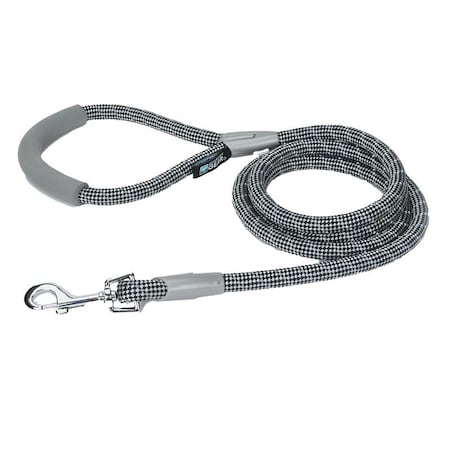 Guardian Gear Reflective Rope Lead, 6 ft L, Black, Fastening Method: Clasp ZA9909 06 17