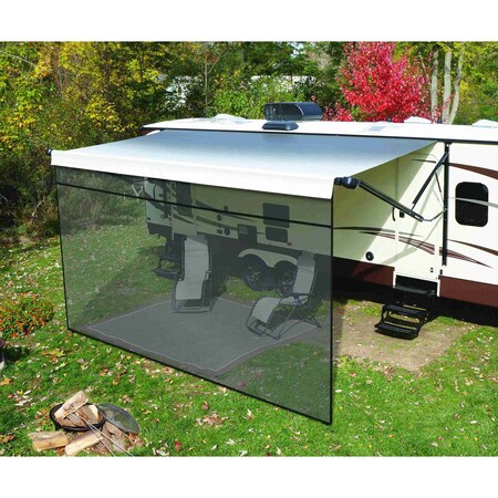 Lippert SHADE, FRONT PANEL AWNING - BLACK 10X13 3797821013