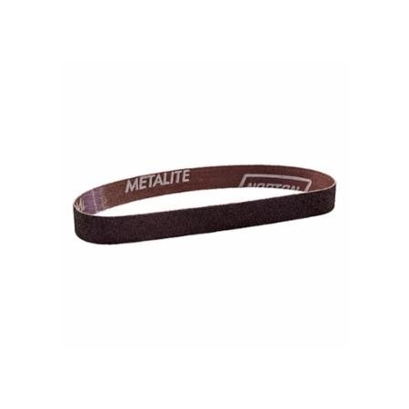 Norton Co Metalite Narrow Coated-Cotton Belts, 1/2 in x 24 in, 220 Grit, Aluminum Oxide, 50PK 547-78072783122