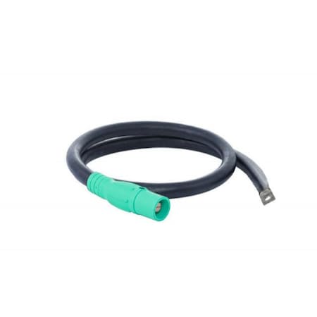 Power Assemblies Type W Pigtail 400A 4/0 AWG Series 16 Male Camlock to Lug 6 ft, Green 40TW16006MLG