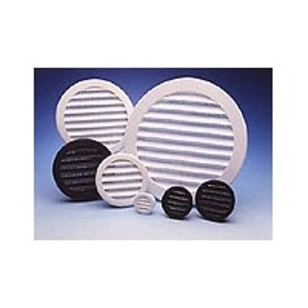 Maurice Franklin Screen Louver 1In Wht Rnd Pls PLW100 1"