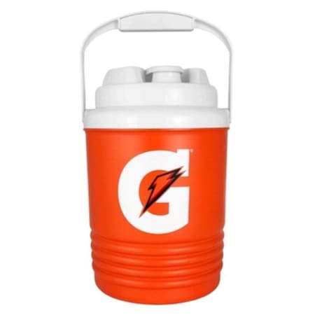 Gatorade Drink Jug, Orange, 1 gal, Handle 50423sm-25