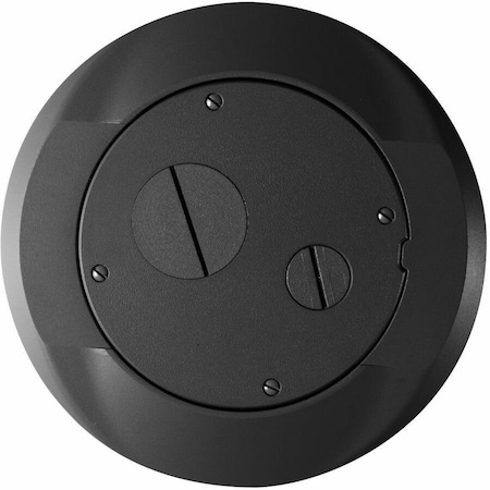 Hubbell Wiring Device-Kellems Floor Sub-Plate, Floor Box Type, 1 Gang, Aluminum, Furniture Feed Cover Type S1SPFFBL