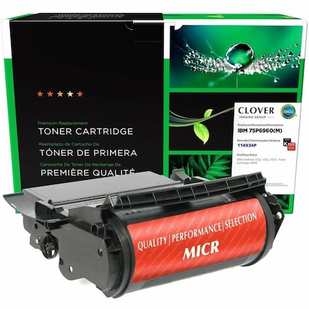Clover Imaging Group MICR Toner Cartridge, Remanufactured 114934P