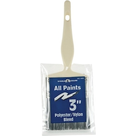 Linzer Paint Brush, 3 in W, 2-1/2 in L Bristle, Varnish Handle 1820-3