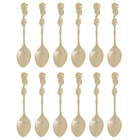 Hic Kitchen Fino Spoon Demi Rose Gold Plate 12Pc GD-9/12