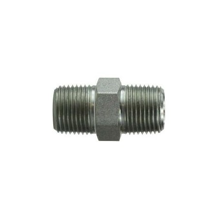 Midland Industries NIPPLE HEX 3/8IN MPT 1/4IN MPT STL 540464