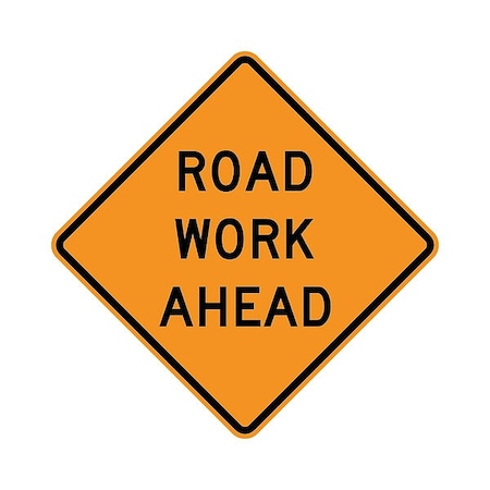 Traffix Devices/Vizcon Reflective Sign 48in, 48 in Height, 48 in Width, Polypropylene, Square, English 26048-EFO-HF-RWA