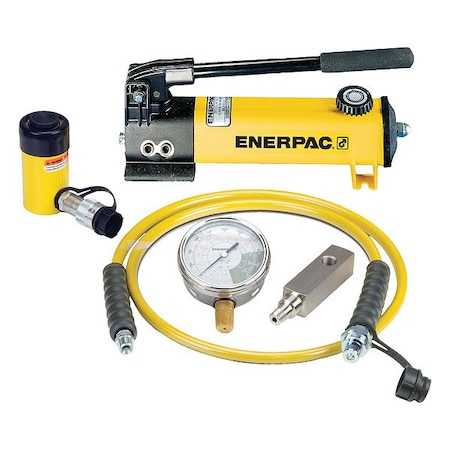 Enerpac Cylinder and Hand Pump Set, Single Acting SCR55H