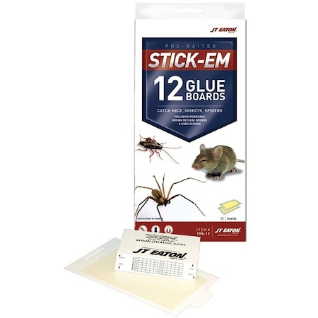 Jt Eaton Trap Glue Mouse/Insect 12Pk 198-12
