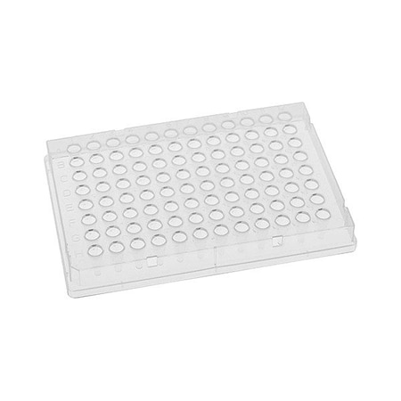 Mtc Bio PCR Well Plate, Natural, 15.6 mm H, PK50 PC10FS-9-N