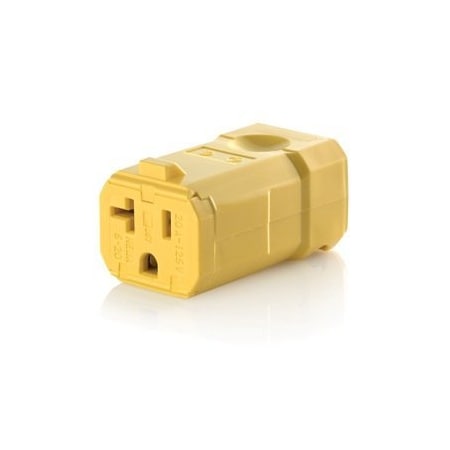 Leviton Industrial Grade Connector 20 Amp, 125 Volt 5359-VY