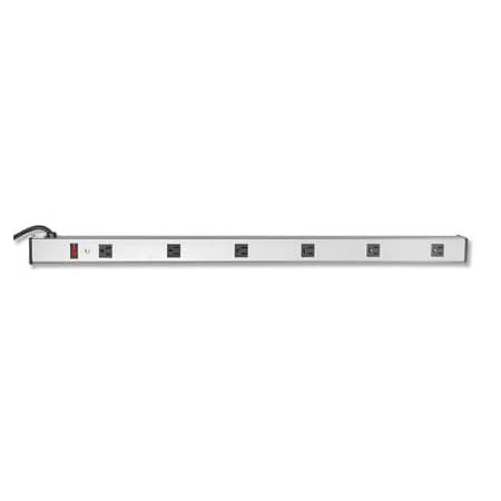Pucel Electrical Outlet Strip, 48 in L, Gray EOS-48