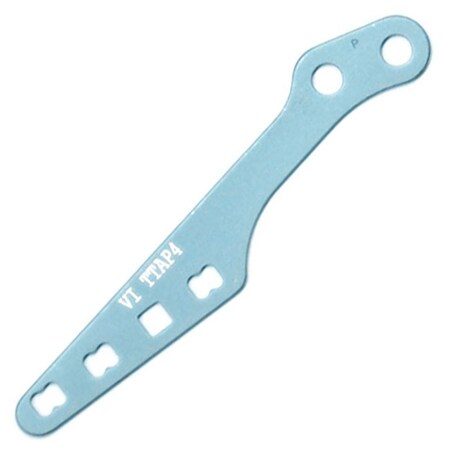 Jorgensen Laboratories Titanium 4-Hole Plate J1072NBT