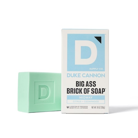 Duke Cannon Midway Citrus + Cedarwood Scent Bar Soap 10 oz 1 pk BSBA-MDWY10