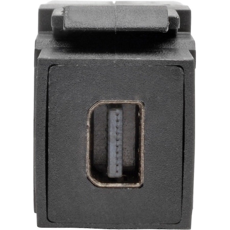 Tripp Lite MINI DISPLAYPORT TO DISPLAYPORT KEYSTONE PANEL MOUNT COUPLER ANGLED F/F P169-000-KPA-BK