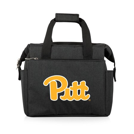 Picnic Time Family Of Brands NCAA Pittsburgh Panthers On The Go Lunch Bag Cooler - Soft Cooler Lunch Box, Black 510-00-179-504-0