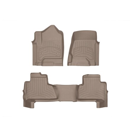 Weathertech Tan, Front and Rear FloorLiner HP 456071-457672IM