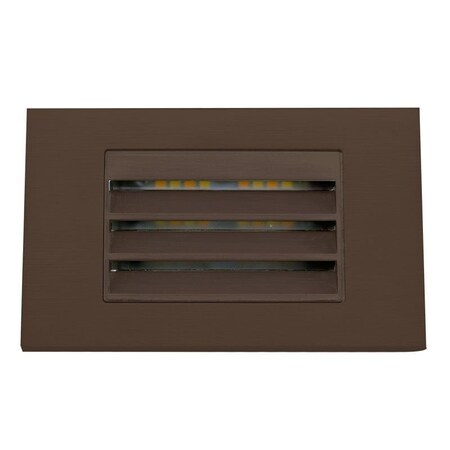 Westgate INTEGRATED STEP LIGHT 12V 3W 3CCT, HORIZ. LOUVER, ORB, 5W, 30K/40K/50K, Oil-rubbed bronze SLE-LH-12V-MCT-ORB